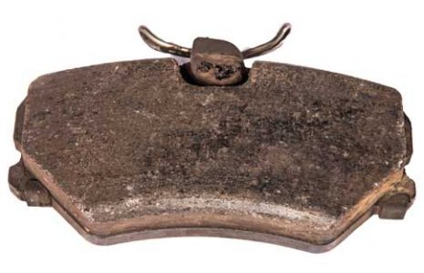 Uneven surface of brake pads