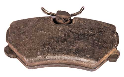 Uneven surface of brake pads