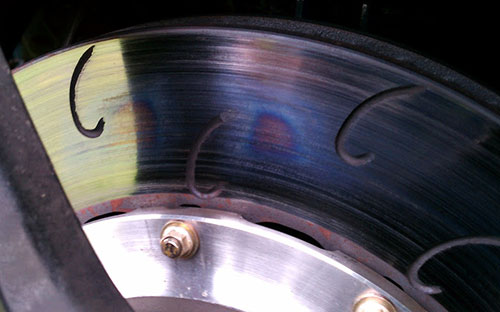 Blue Spots on the disk