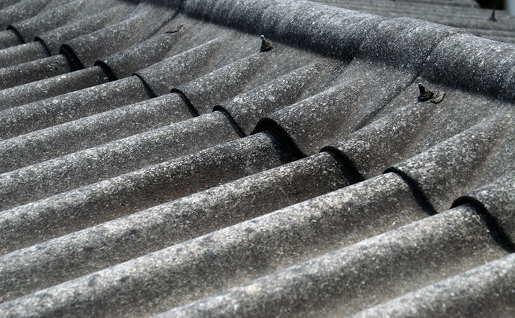 وجود آزبست در تست محصولات پوششی پشت‌ بام ها
